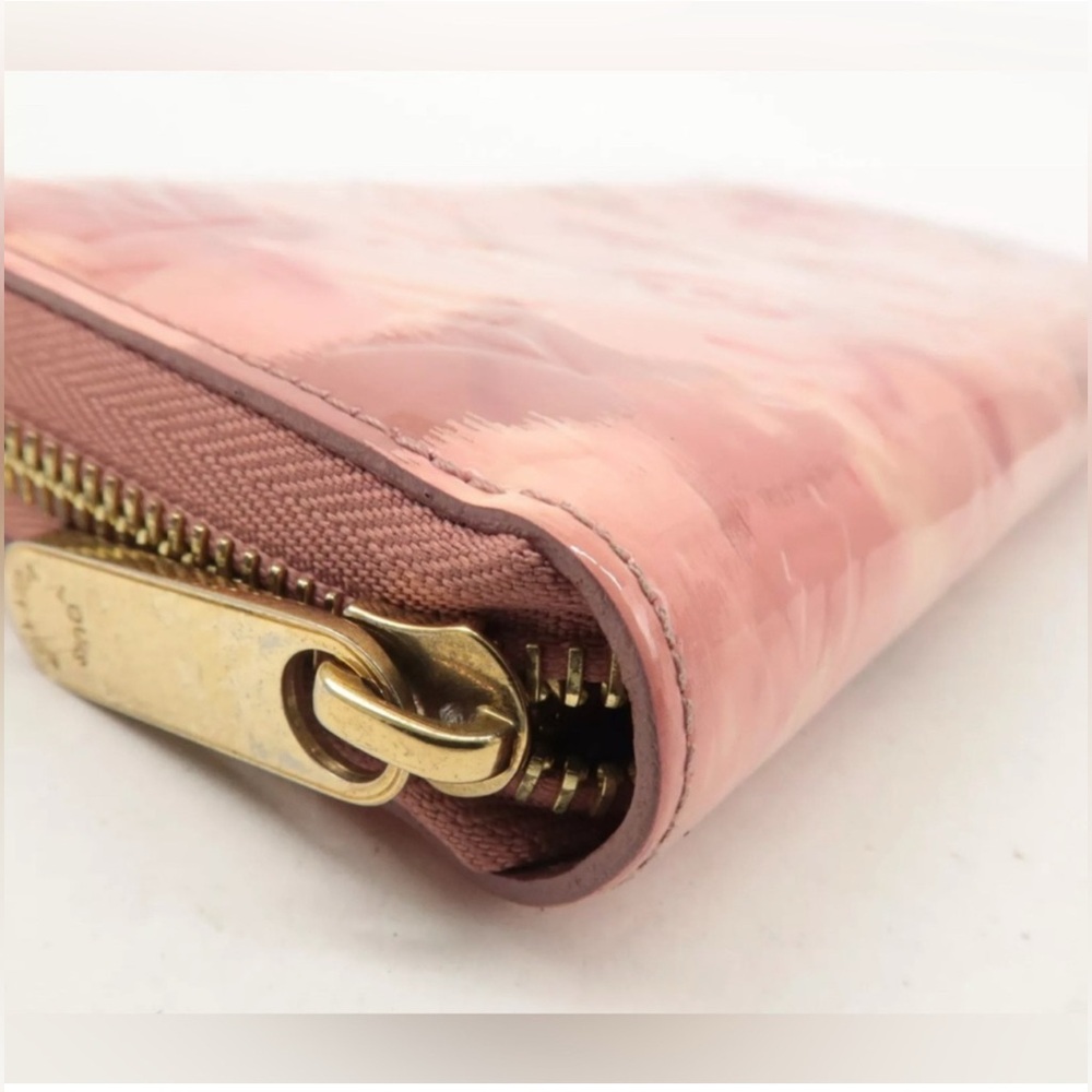 Louis Vuitton Limited Edition Monogram Vernis Ikat Flora Zippy Wallet Authentic - Picture 15 of 15